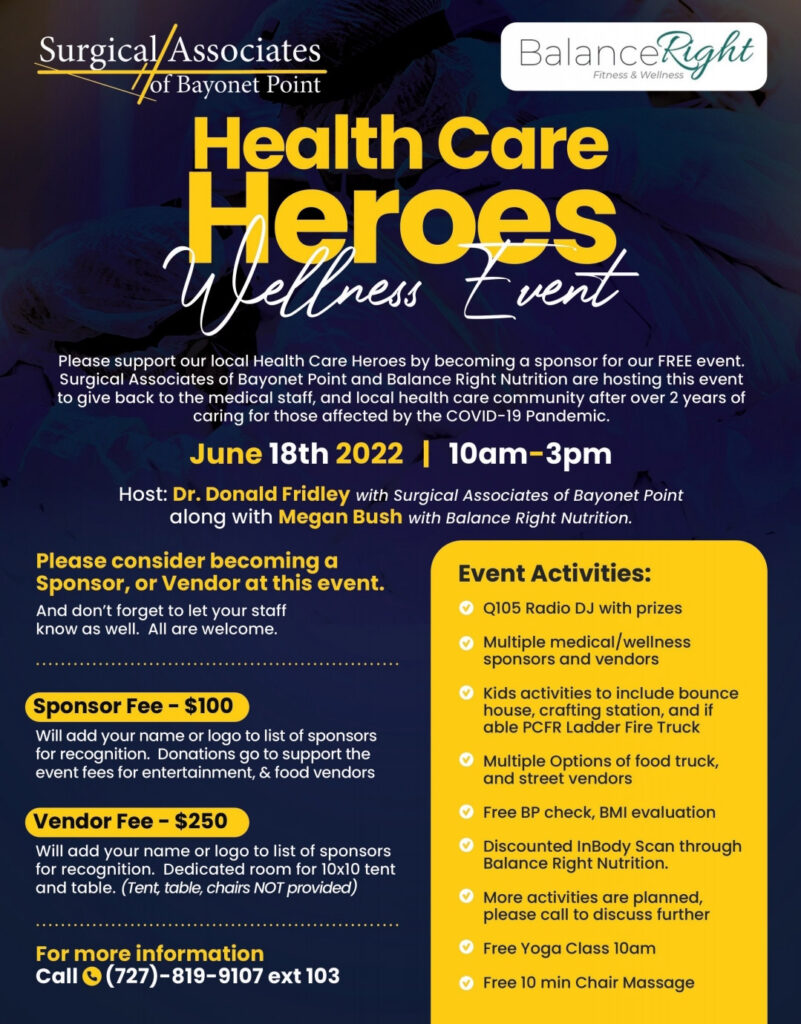 Health care heros event pasco county